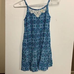 Blue Girls Dress (small stain)